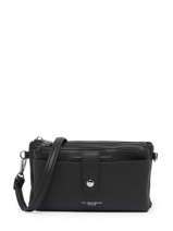 Cross Body Tas Met Kaarthouder Grained Miniprix Zwart grained H6020
