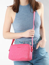 Cross Body Tas Manhattan Liu jo Roze manhattan AA4156-vue-porte