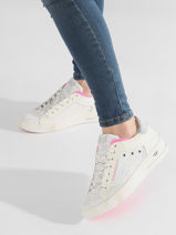 Sneakers Hova Uit Leder Semerdjian Wit women HOV11574-vue-porte
