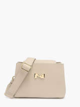 Cross Body Tas Poppy Leder Nathan baume Beige eden 2