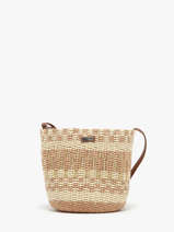 Cross Body Tas Buglas Leder Les tropeziennes Beige buglas TZ02