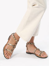 Sandalen Uit Leder Les tropeziennes Beige women HEXOM-vue-porte