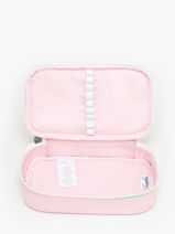Pennenzak 1 Compartiment Kipling Roze back to school KI3156-vue-porte