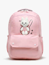 Rugzak 2 Compartimenten Miniprix Roze backpack 6235
