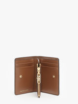 Portefeuille Leder Michael kors Bruin empire S4G8ED7L-vue-porte