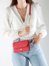 Avondtas Ninon Leder Lancel Rood ninon m9613c-vue-porte