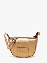 Cross Body Tas Nine Leder Milano Goud nine NI24064