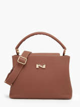 Handtas Magnolia Leder Nathan baume Bruin eden 3