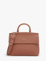Cross Body Tas Calie Leder Nathan baume Bruin nathan 19