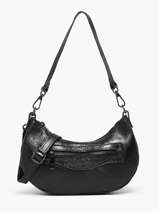 Schoudertas Nine Leder Milano Zwart nine NI24061