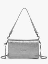Cross Body Tas Nine Leder Milano Zilver nine NI24063