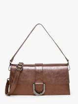 Schoudertas Nine Leder Milano Bruin nine NI24066