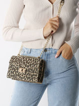 Cross Body Tas Velvet Leopardo Leder Milano Veelkleurig velvet leopardo VL21121-vue-porte