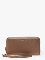 Portefeuille Classic Miniprix Bruin grained H1689