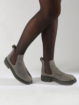 Chelsea Boots Laki Uit Leder Aliwell Grijs women LAKI-vue-porte