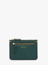 Portemonnee Leder Nat et nin Groen vintage ELISE