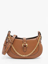 Cross Body Tas Pia Leder Le tanneur Bruin pia TPIA1200