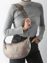 Cross Body Tas Sangle Miniprix Zilver sangle B-vue-porte