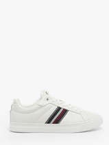 Sneakers Uit Leder Tommy hilfiger Wit women 8110YBL