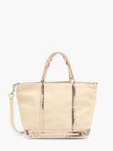 Cross Body Tas Baby Cabas Pailletten Vanessa bruno Beige cabas 1V40410