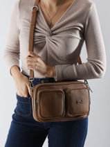 Cross Body Tas Racing Leder Nathan baume Bruin n city 28-vue-porte