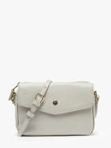 Cross Body Tas Luna Leder Hexagona Zilver luna 6820083