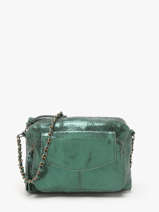 Cross Body Tas Naina Leder Pieces Groen naina 17063358