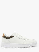 Sneakers Uit Leder Tommy hilfiger Wit men 5369YBL