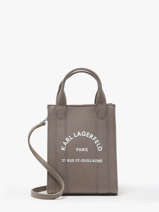 Cross Body Tas Rsg Katoen Karl lagerfeld Beige rsg 240W3890