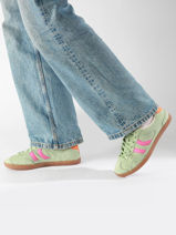 Sneakers Kizuna Uit Leder Coolway Groen women 7603168-vue-porte