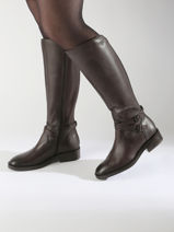 Laarzen Uit Leder Tamaris Bruin women 43-vue-porte