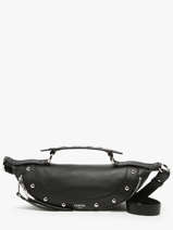Cross Body Tas Origami Leder Lancel Zwart origami A13379