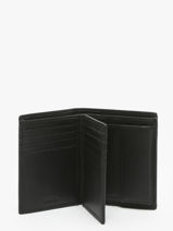 Portefeuille Met Portemonnee Leder Hugo boss Zwart smooth HLG403A-vue-porte