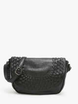 Cross Body Tas Winter Tresse Miniprix Zwart winter tresse 6004
