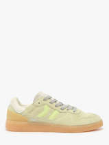 Sneakers Goal Uit Leder Coolway Groen men 8603602