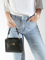Cross Body Tas Th Heritage Tommy hilfiger Zwart th heritage AW16896-vue-porte