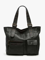 Handtassen Cargo Leder Basilic pepper Zwart cargo BCAR07