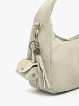 Sleutelhanger Leder Milano Beige velvet VE24112-vue-porte