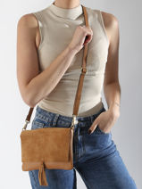 Cross Body Tas Velvet Caviar Leder Milano Bruin velvet caviar VC24114-vue-porte