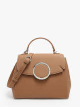 Handtas Ginkgo Leder Nathan baume Bruin ginkgo 1