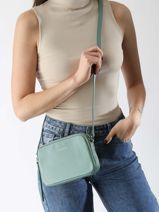 Cross Body Tas Dune Leder Lancaster Groen dune 529-20-vue-porte