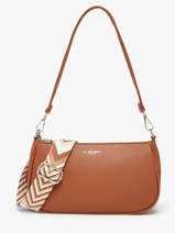 Schoudertas /cross Body Grained Miniprix Bruin grained F3699