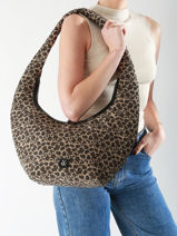 Schoudertas Leopard Vanessa wu Veelkleurig leopard MA0130-vue-porte
