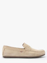 Mocassins Uit Leder Tommy hilfiger Beige men 49980F7