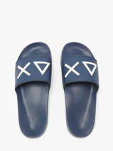 Slippers Logo Sun68 Blauw men X35102