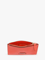 Kaarthouder L Ninon Leder Lancel Oranje ninon A10537-vue-porte