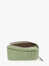 Portemonnee Met Kaarthouder Leder Nathan baume Groen original n 217N-vue-porte
