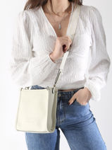 Cross Body Tas Jour Leder Lancel Wit jour A13172-vue-porte