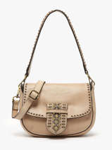 Cross Body Tas Heritage Leder Biba Beige heritage COD1L