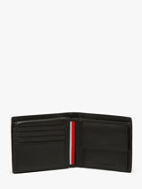 Portefeuille Leder Tommy hilfiger Zwart corporate AM13246-vue-porte